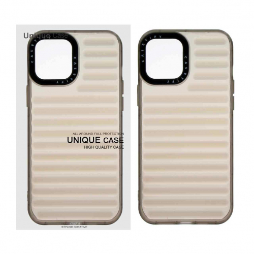 قاب پافر ژله ای شفاف CaseTify مدل IPhone 12 / 12 Pro - دودی