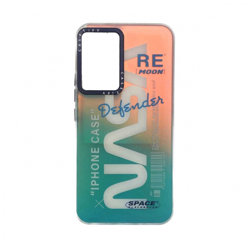 قاب گوشی هولوگرامی CaseTify سامسونگ Samsung A24 محافظ لنز و دکمه فلزی - طرح ناسا