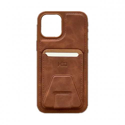 قاب چرمی و جاکارتی استند شو آیفون 11 پرو اچ دی دی HDD iphone 11 Pro Card Holder Leather Case