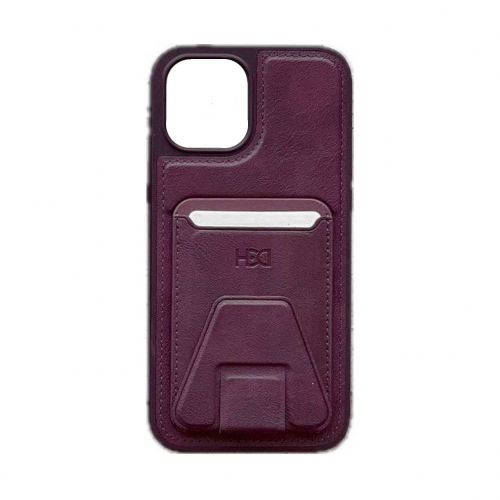 قاب چرمی و جاکارتی استند شو آیفون 11 اچ دی دی HDD iphone 11 Card Holder Leather Case