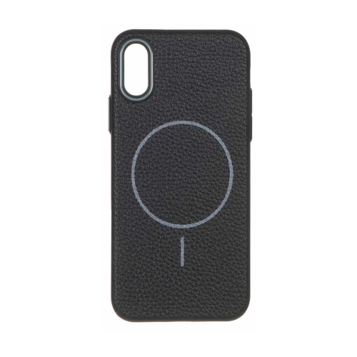 قاب گوشی آیفون ایکس چرمی نرم برند مجیک ماسک با مگ سیف Leather Soft iPhone X/Xs
