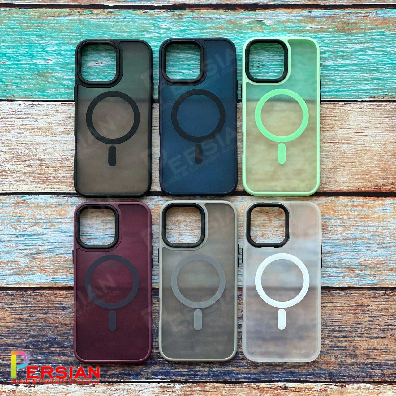قاب گوشی سامسونگ S21 FE پشت مات لنز برجسته مگ سیف مجیک ماسک Magic Mask MagSafe Matte Case Samsung S21 FE