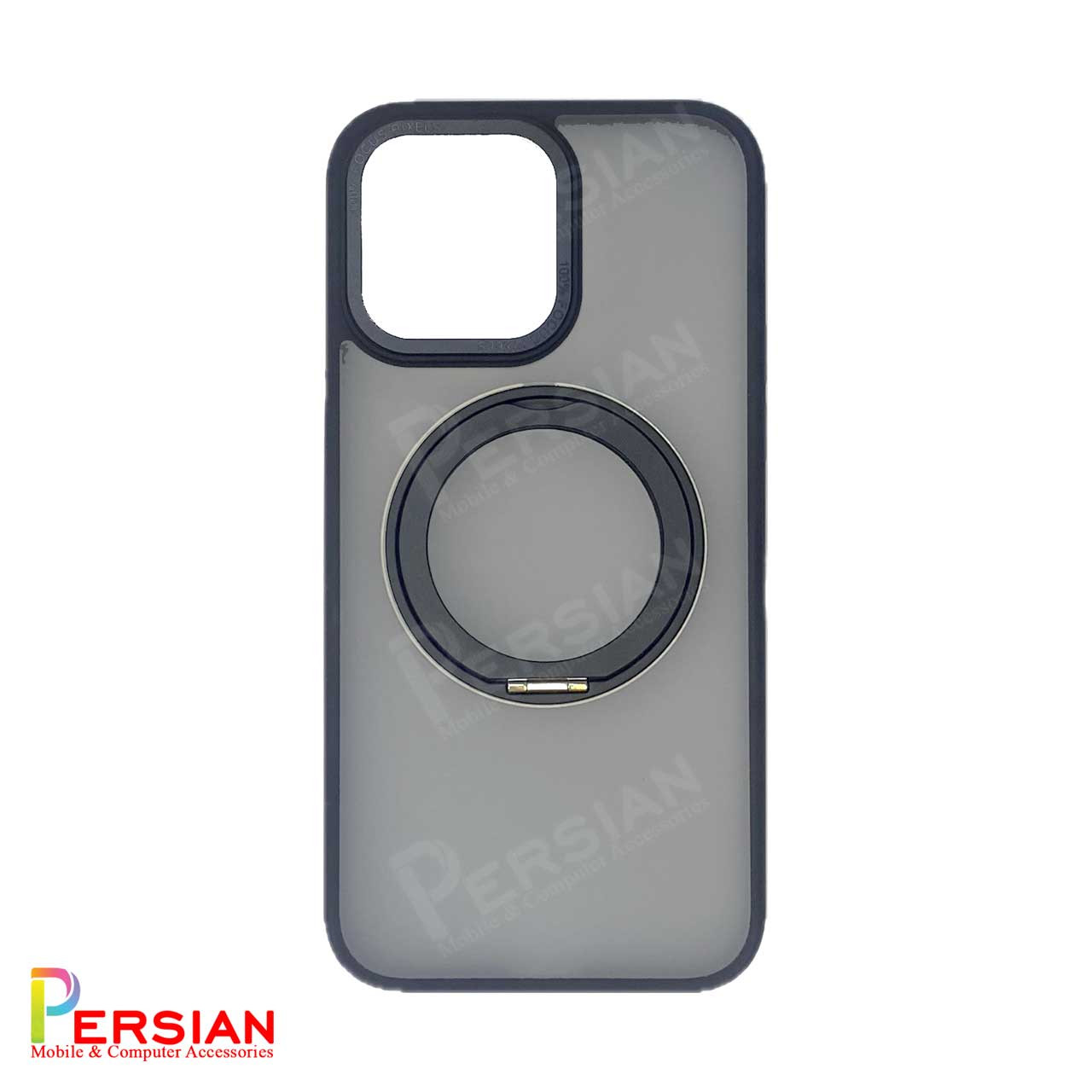 قاب آیفون 16 پرومکس مات مگ سیف دار و استندشو برند مجیک ماسک MagicMask IPhonw 16 Pro Max