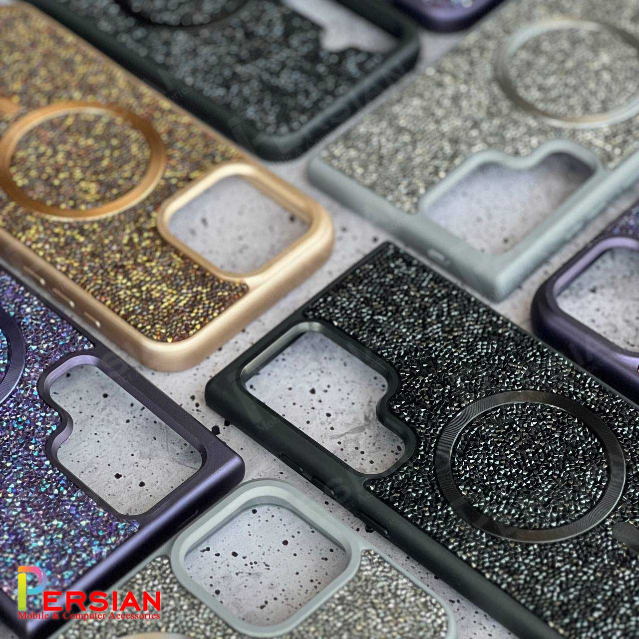 قاب آیفون 11 طرح Diamond برند مجیک ماسک با مگ سیف Magic Mask iPhone 11 Magsafe