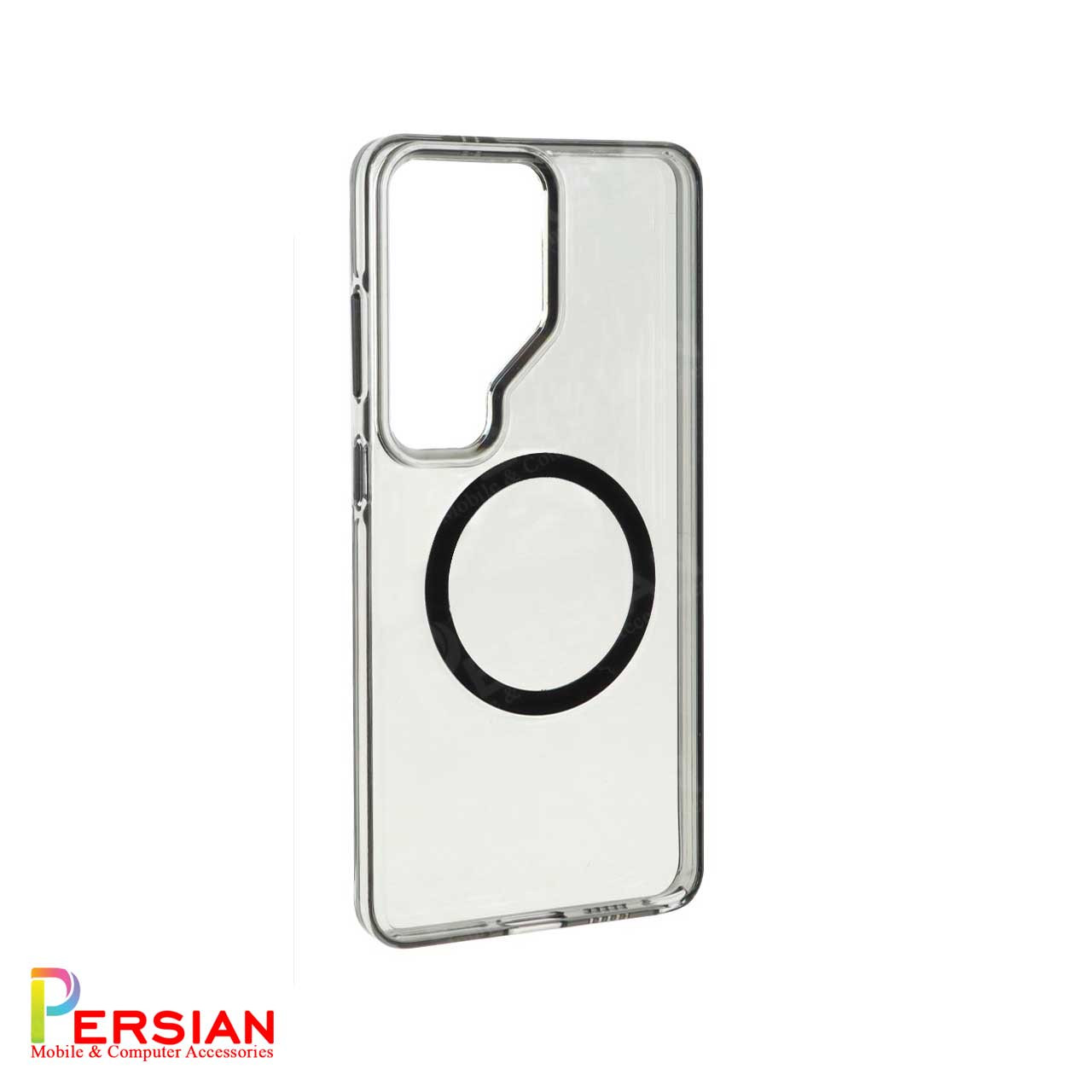 قاب گوشی سامسونگ S26 الترا تمام شفاف کریستالی با مگ سیف Magic Mask Clear Crystal Samsung S26 Ultra