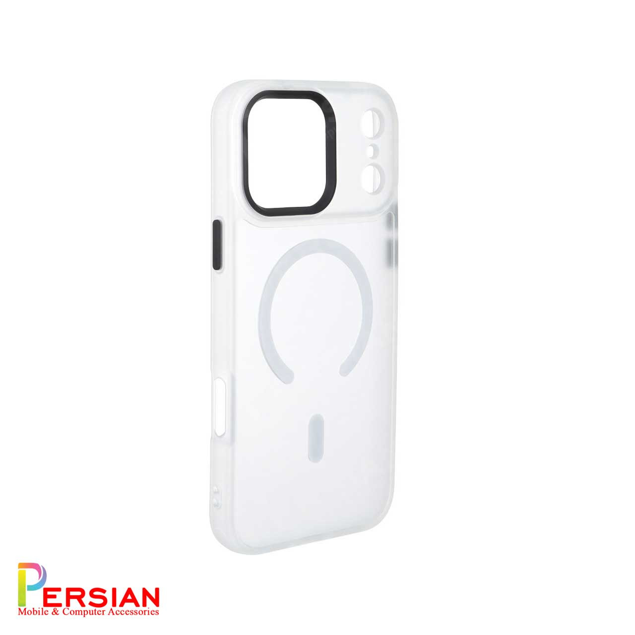 قاب گوشی آیفون 17 پرومکس پشت مات لنز برجسته مگ سیف مجیک ماسک Magic Mask MagSafe Matte Case iPhone 17 Pro Max