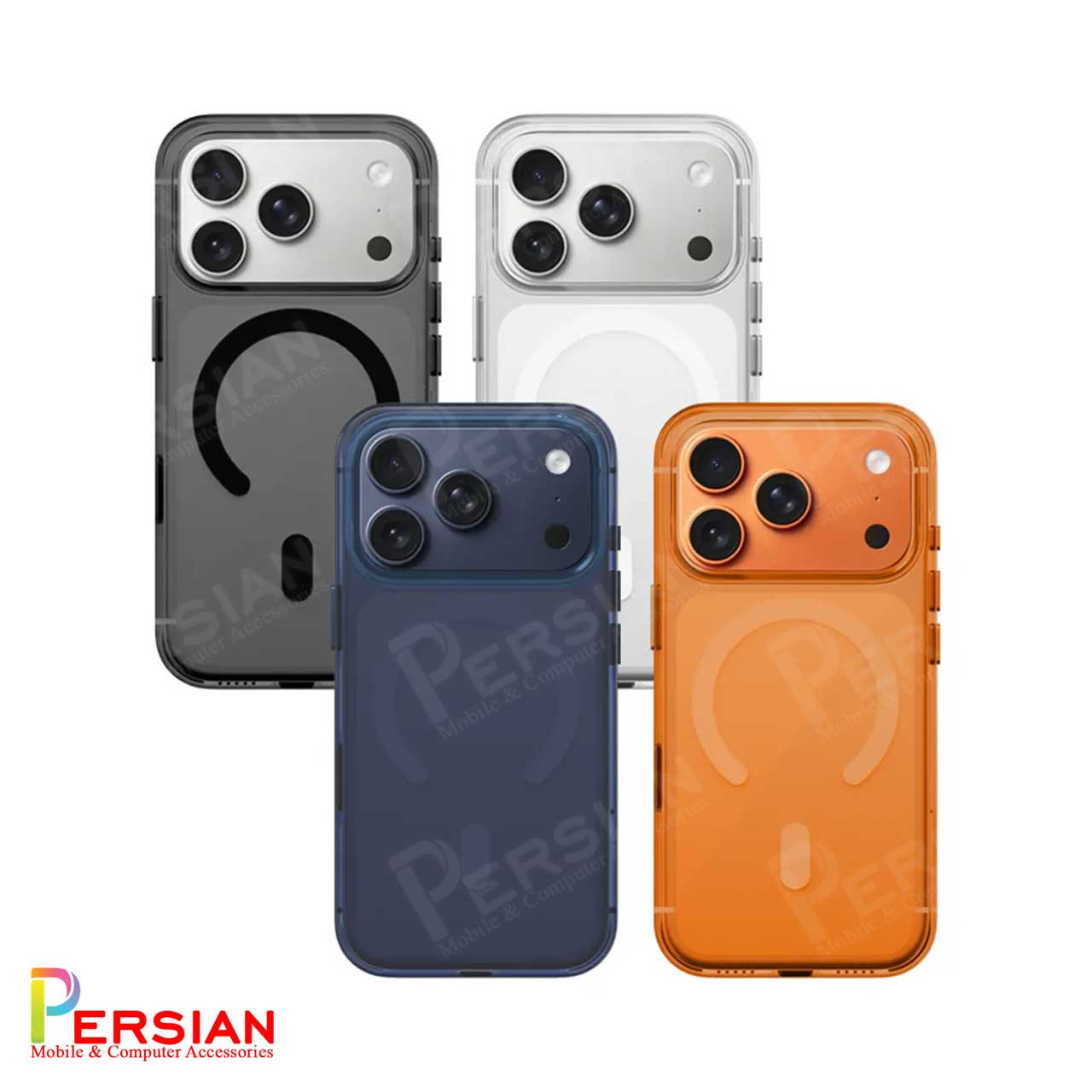 قاب شفاف مگ سیف کی دوو Apple iPhone 17 Pro Max مدل KDOO (KZDOO) Magsafe Iceguard