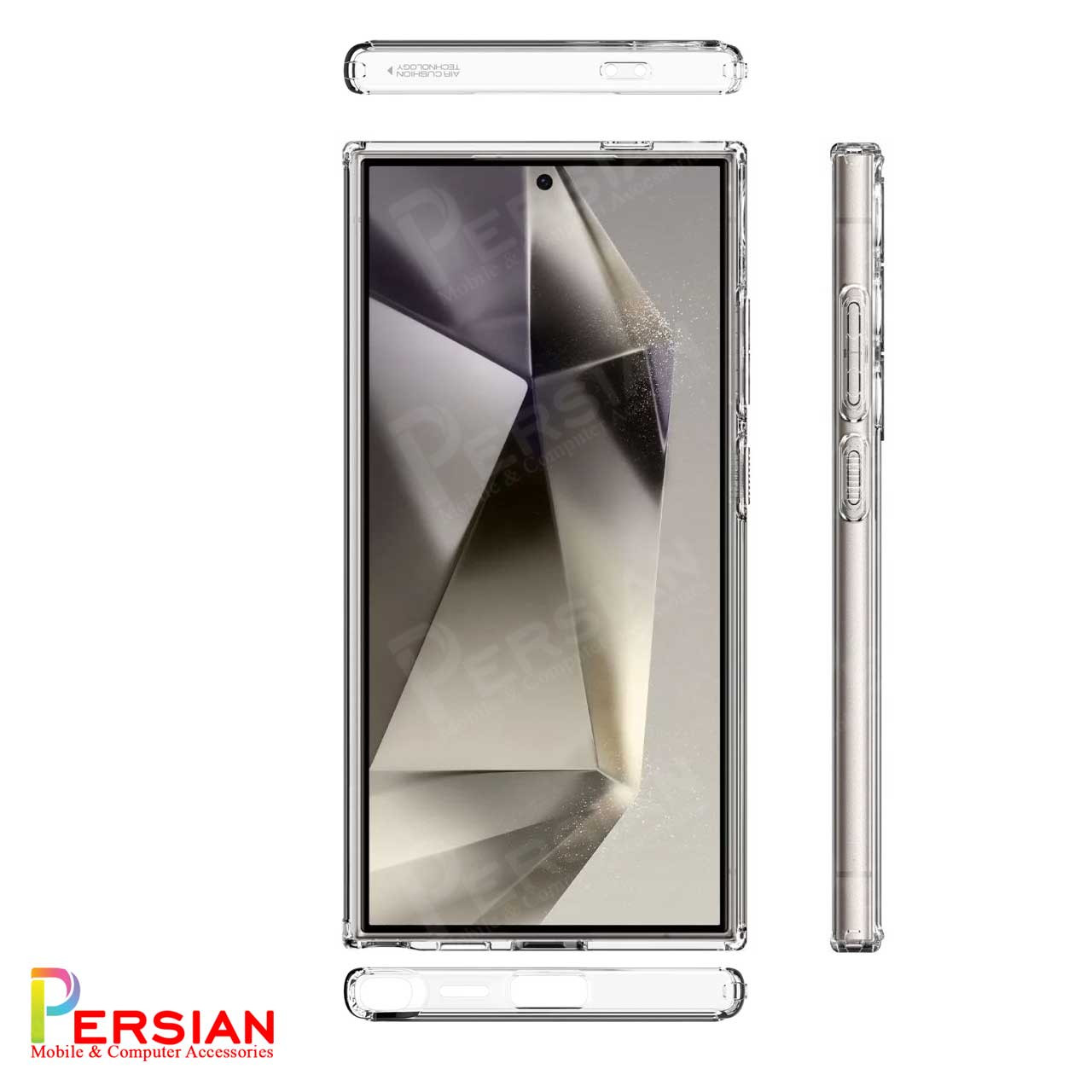 قاب سامسونگ اس 23 اولترا مدل AZ1 برند اسپیگن Spigen Ultra Hybrid Mag AZ1 Case Samsung S23 Ultra