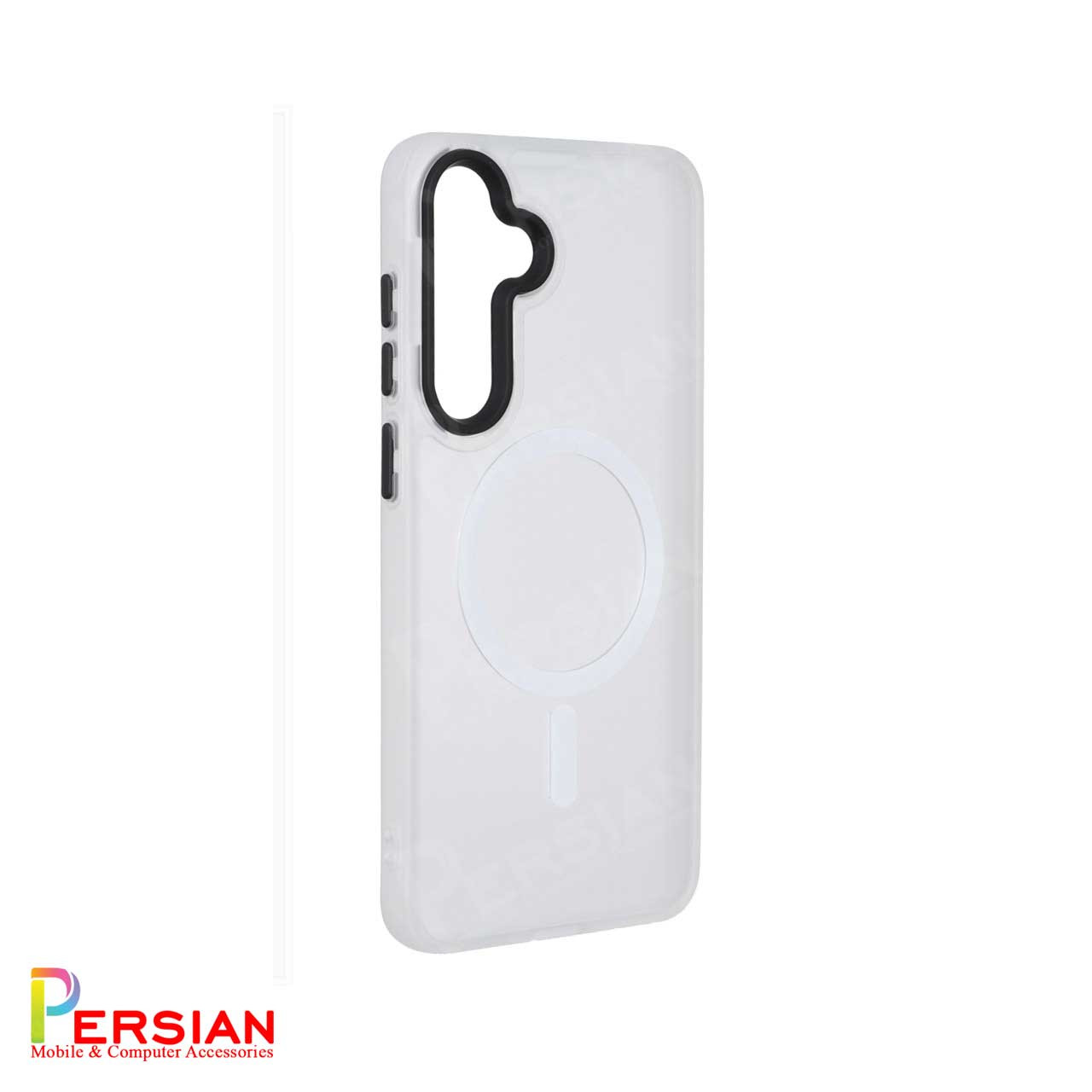 قاب گوشی سامسونگ S25 FE پشت مات لنز برجسته مگ سیف مجیک ماسک Magic Mask MagSafe Matte Case Samsung S25 FE