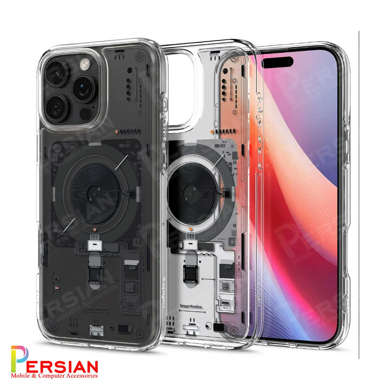 قاب آیفون 13 طرح Neo One اسپیگن Spigen Ultra Hybrid Neo One (MagFit) iPhone 13