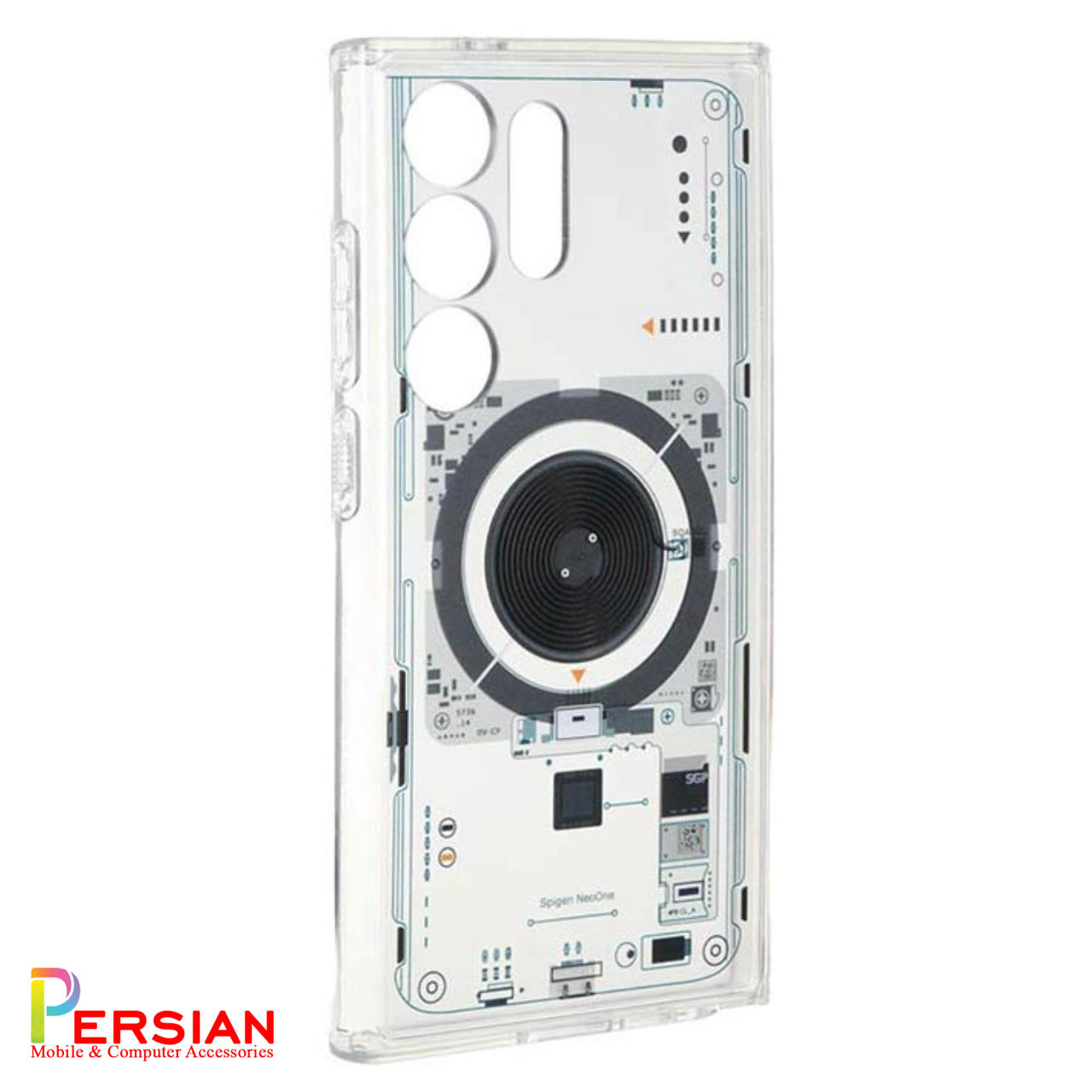قاب گوشی سامسونگ S23 الترا طرح Neo One اسپیگن Spigen Ultra Hybrid Neo One (MagFit) Samsung S23 Ultra