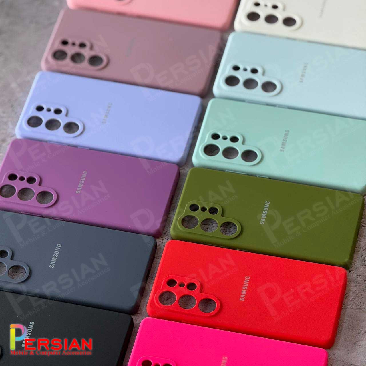 قاب سیلیکونی سامسونگ S25 اولتراپاک کنی اصلی با محافظ دوربین Silicone Cover Samsung S25 Ultra