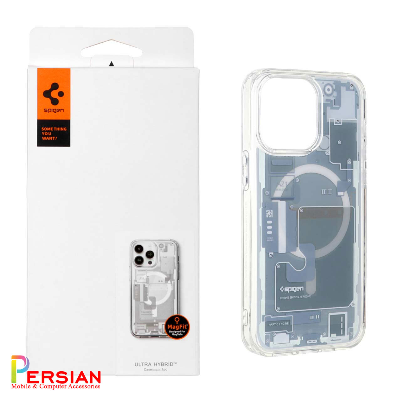 قاب آیفون 14 پرو مدل AZ1 برند اسپیگن Spigen Ultra Hybrid Mag AZ1 Case iPhone 14 Pro