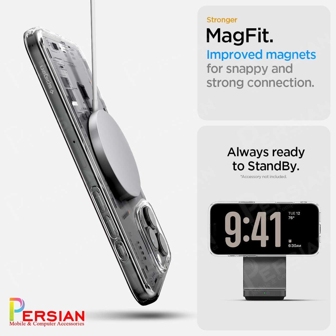 قاب آیفون 13 طرح Neo One اسپیگن Spigen Ultra Hybrid Neo One (MagFit) iPhone 13
