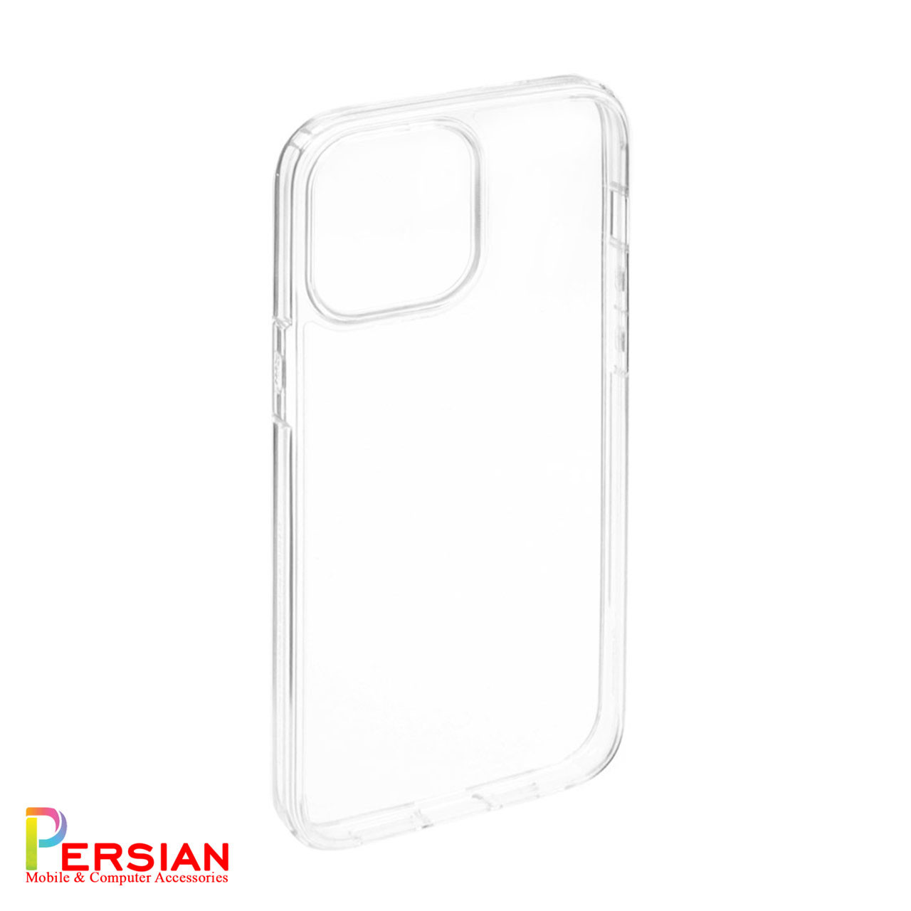 قاب گوشی آیفون 15 پرومکس تمام شفاف برند اسپیگن Spigen Ultra Hybrid Case iPhone 15 Pro Max