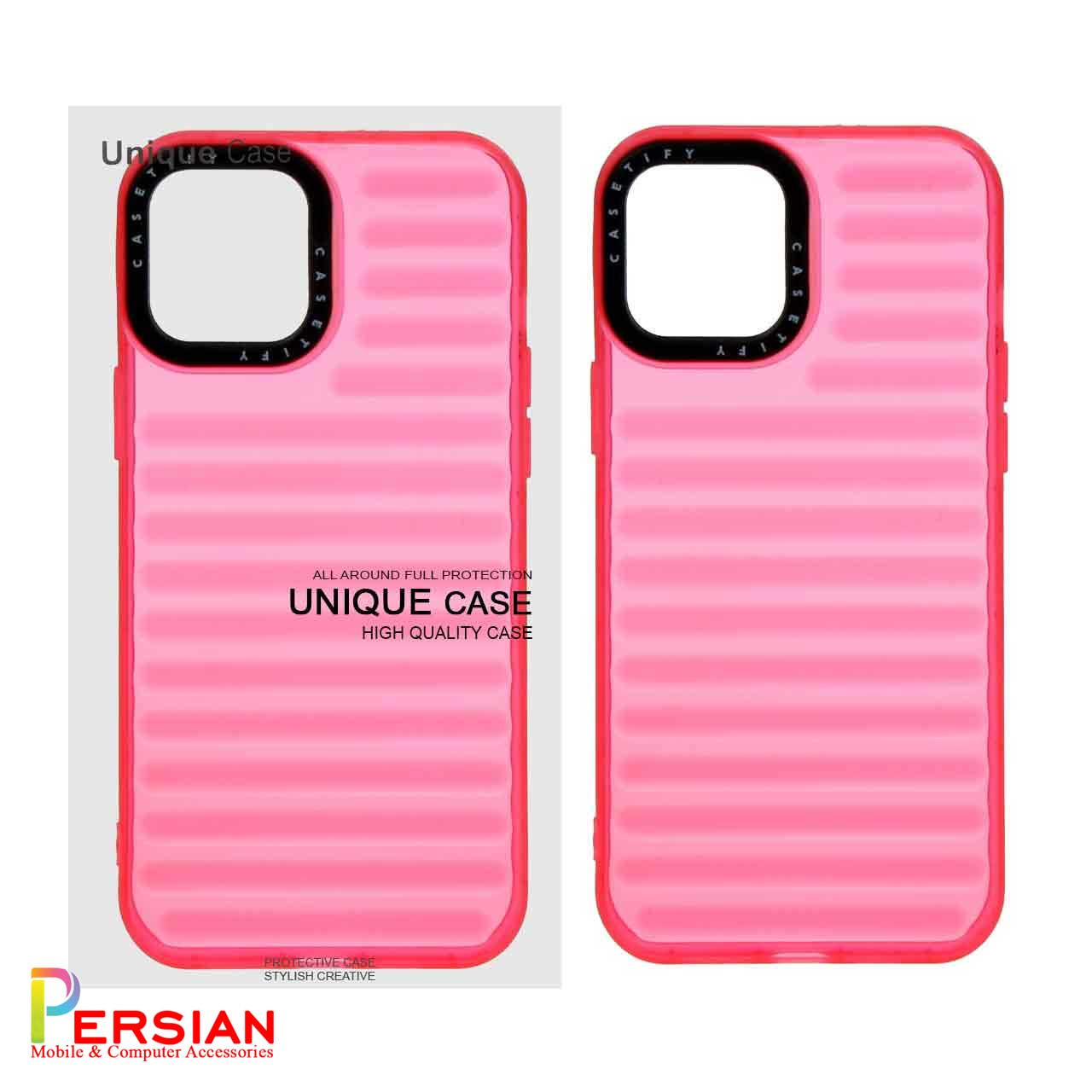 قاب پافر ژله ای شفاف CaseTify مدل IPhone 12 / 12 Pro - دودی