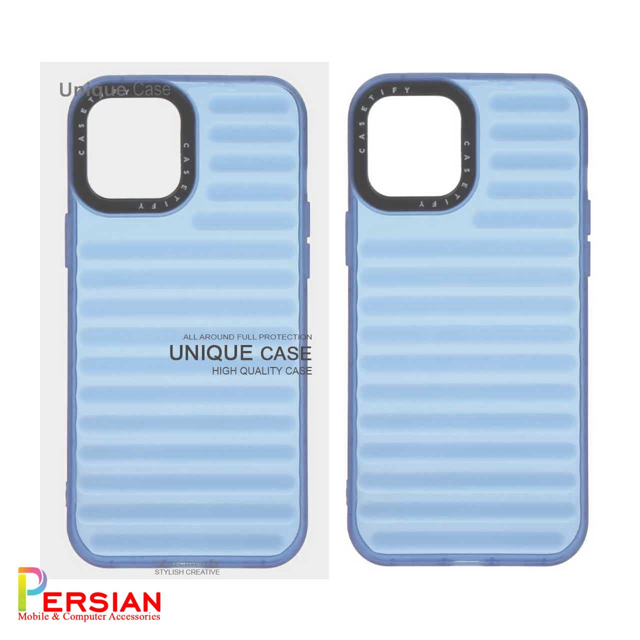 قاب پافر ژله ای شفاف CaseTify مدل IPhone 12 / 12 Pro - دودی