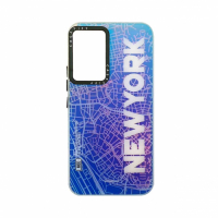 قاب گوشی شیائومی Xiaomi 13 Lite هولوگرامی برند CaseTify محافظ لنز و دکمه فلزی - طرح نیویورک