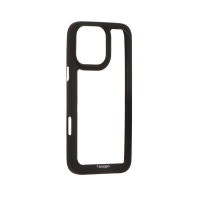 قاب آیفون 16 پرومکس اسپیگن مدل دور مشکی شفاف لنز برجسته Spigen Black TPU Clear Case IPhone 16 Pro Max