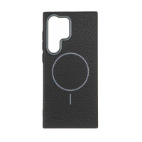 قاب گوشی سامسونگ اس 23 اولترا چرمی نرم برند مجیک ماسک با مگ سیف Leather Soft Samsung S23 Ultra