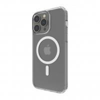 قاب شفاف گوشی آیفون 15 پرومکس برند بلکین با مگ سیف و دکمه و رینگ متال Belkin For IPhone 15 Pro Max