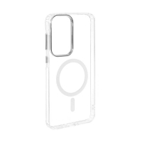قاب شفاف گوشی سامسونگ A56 برند بلکین با مگ سیف و دکمه و رینگ متال Belkin For Samsung A56